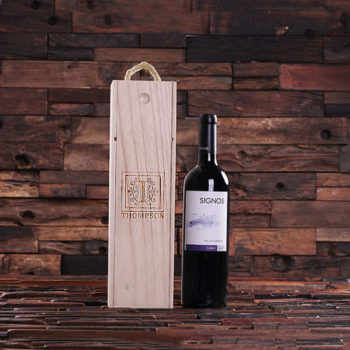 personalised housewarming wine gift for women gift for men custom wine box
