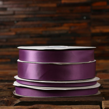 Amethyst double faced satin ribbon grosgrain satin ribbon bulk or wholesale www.tealsprairie