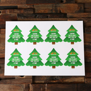 Custom Christmas Tree Cheap Decal Sticker