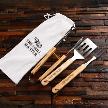 personalised bbq gift set for men fathers day gift