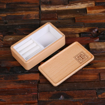 personalised wood jewellery box