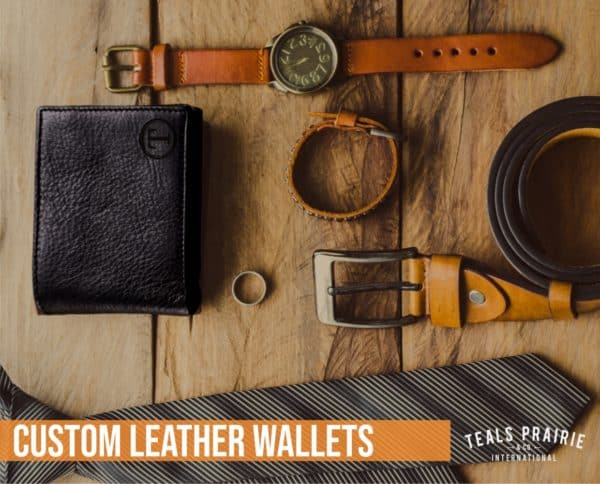 custom men's wallets