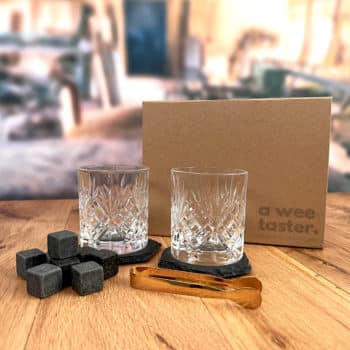 Whisky glass gift set for groomsmen father's day birthday personalised whisky gift set